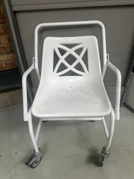 Roma Medical Wheeled Mobile Shower Chair - SelfiMed UK