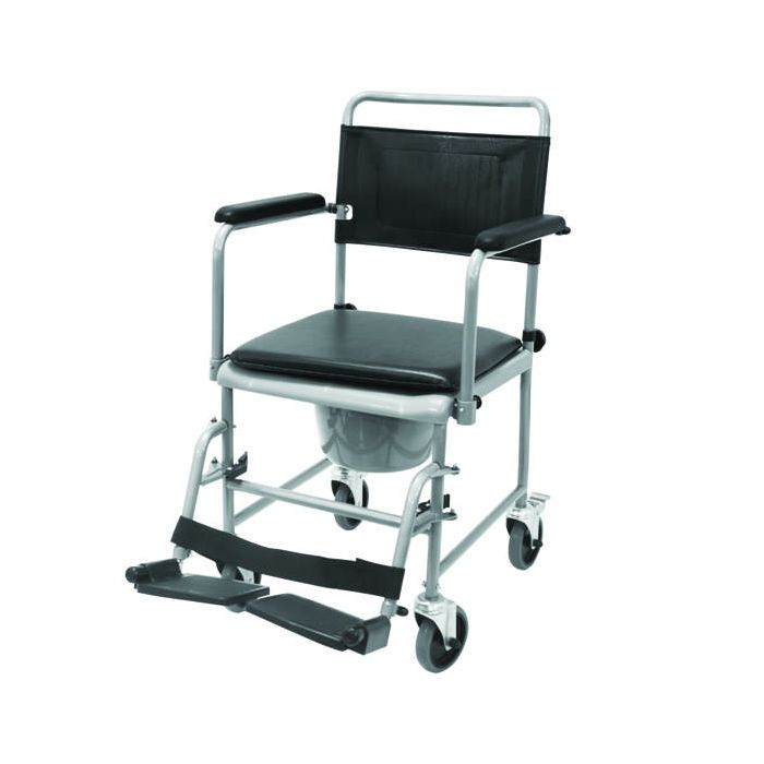 NRS Healthcare Height Adjustable Wheeled Commode