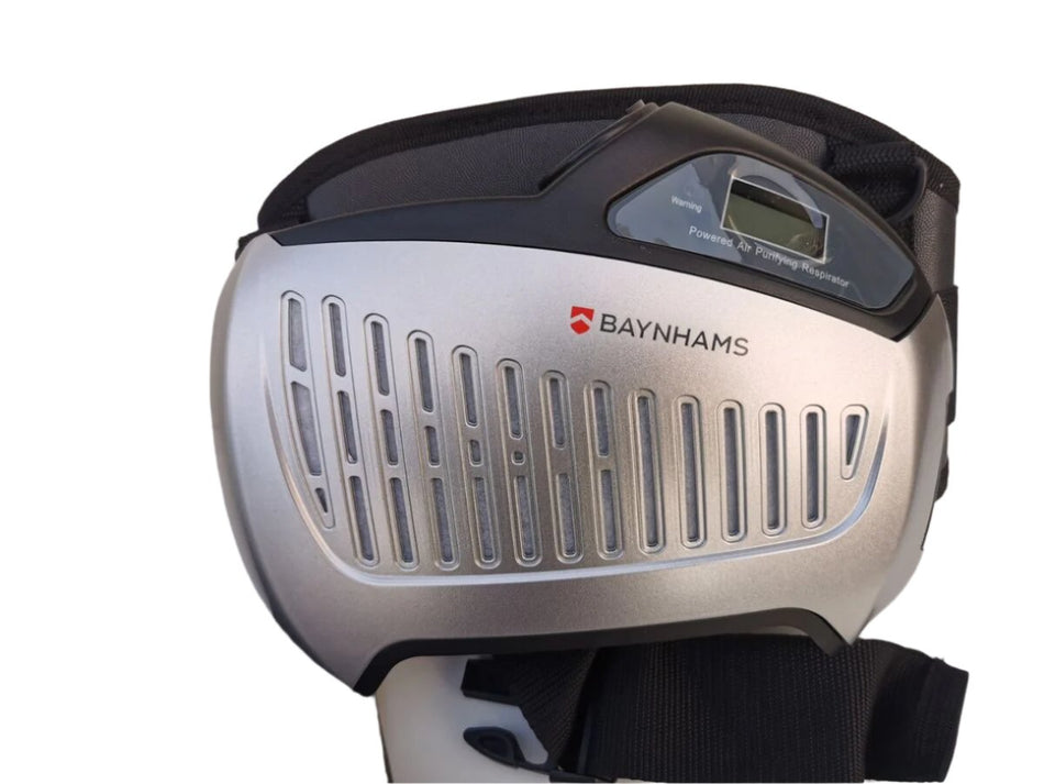 Baynhams Powered Air Purifying Respirator with Power Supply and 5 Li-ion Battery