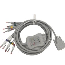 Schiller ECG cable with 10 leadwires , ECG patient cable Banana4.0 - SelfiMed UK