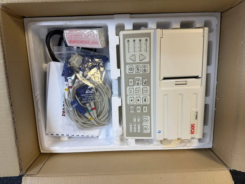 SECA CT3000i Interpretive ECG Machine with ECG Leads & Manual - SelfiMed UK