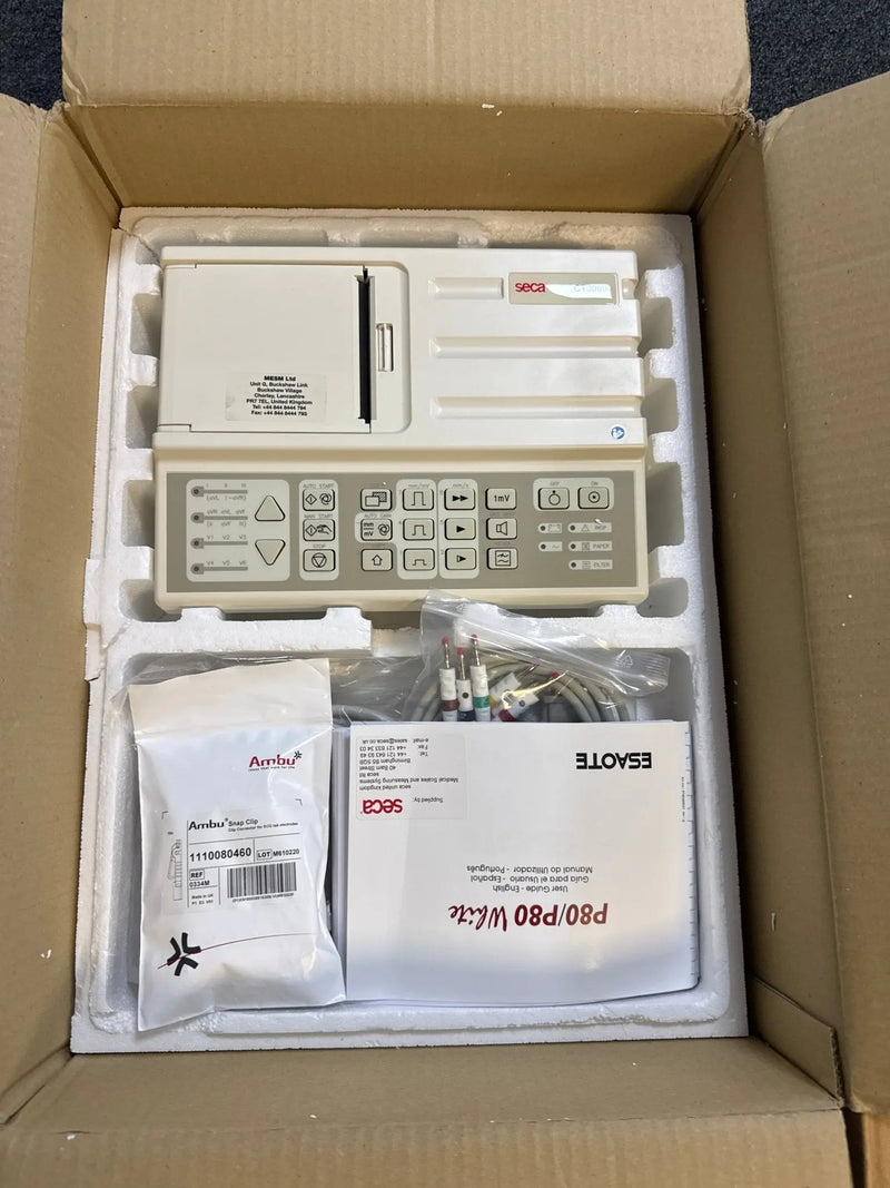 SECA CT3000i Interpretive ECG Machine with ECG Leads & Manual - SelfiMed UK