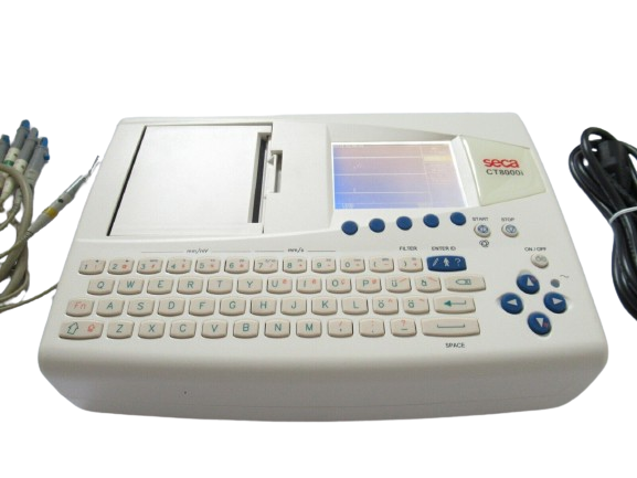 Seca CT8000i ECG Machine with 10 Lead ECG Leads and Case
