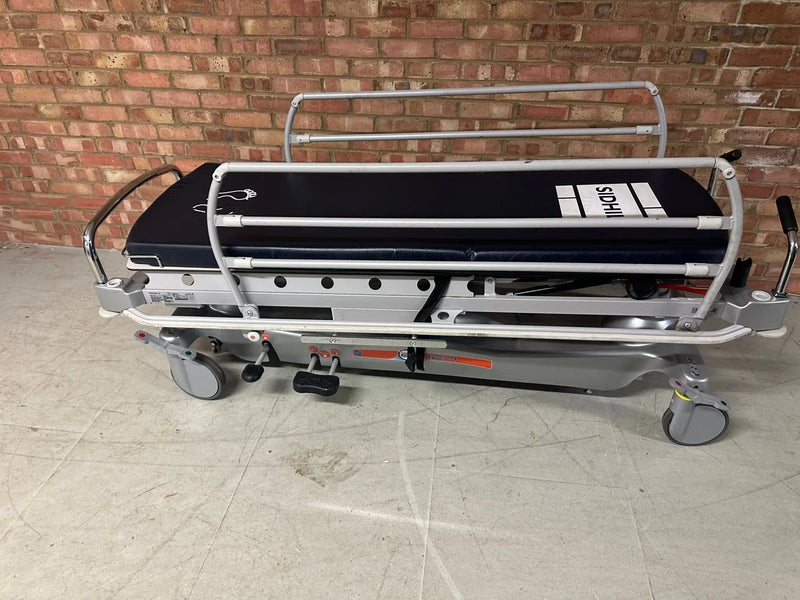 Sidhil EMED 1200 Hydraulic Patient Trolley with Mattress - SelfiMed UK