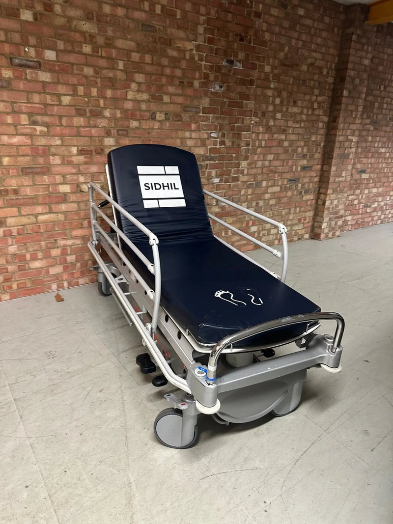 Sidhil EMED 1200 Hydraulic Patient Trolley with Mattress - SelfiMed UK