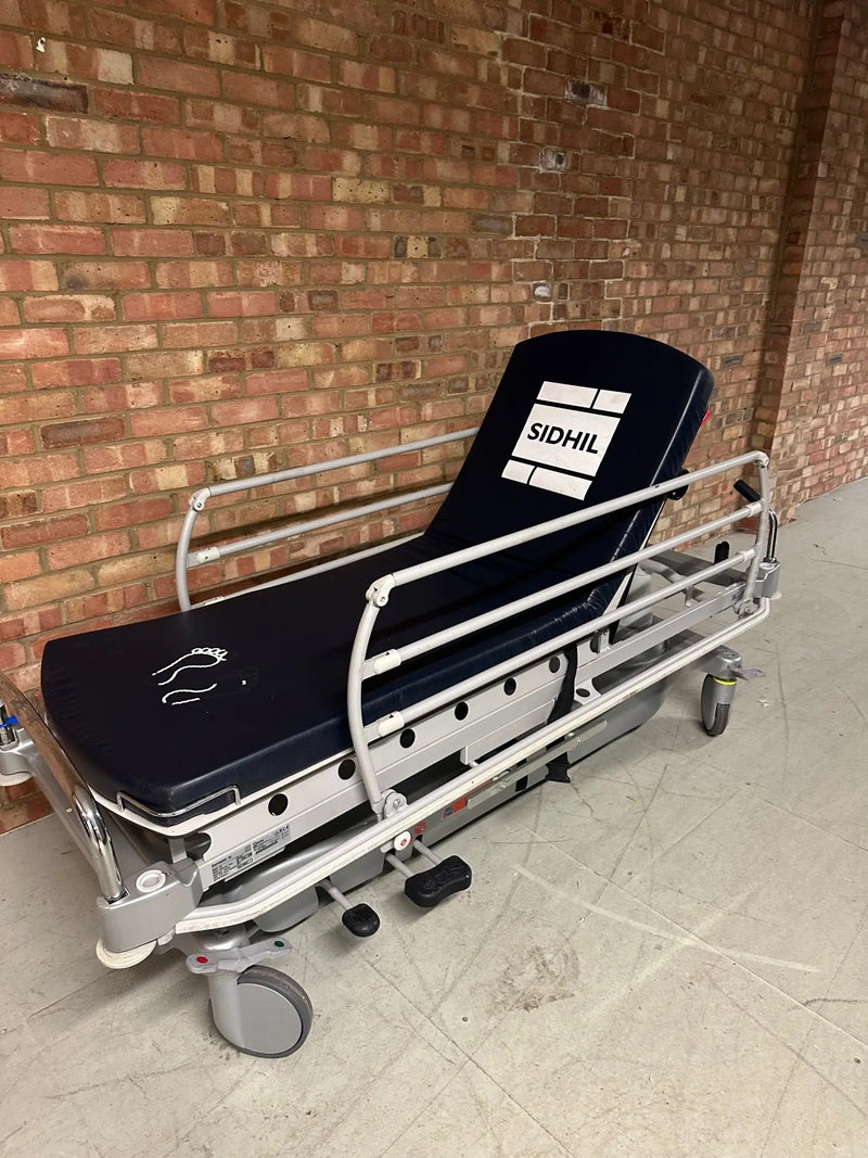Sidhil EMED 1200 Hydraulic Patient Trolley with Mattress - SelfiMed UK