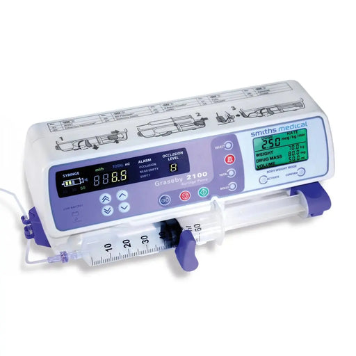 Smiths Medical Graseby 2100 Syringe Pump Ref 12D1Y100 *Mfd 2020* - New in Box - SelfiMed UK