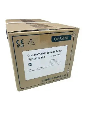 Smiths Medical Graseby 2100 Syringe Pump Ref 12D1Y100 *Mfd 2020* - New in Box - SelfiMed UK