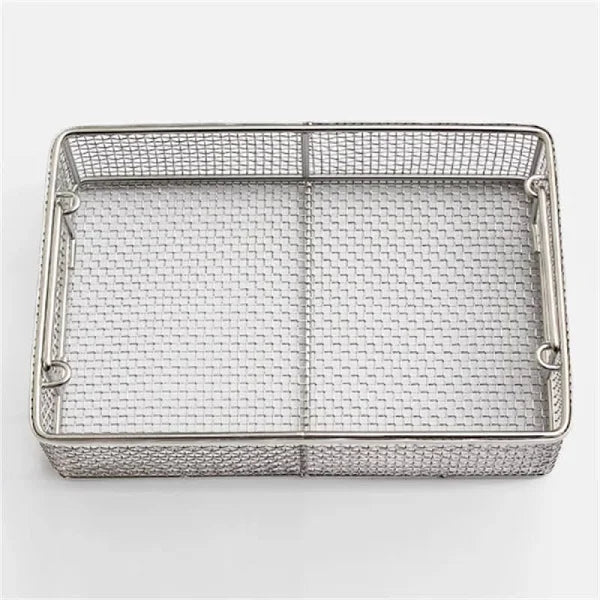 Sterilisation BasketFlat Base Perforated Baskets - New in Box - SelfiMed UK