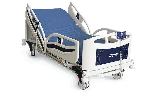 Stryker SV2 7500 Electric Hospital Bed with Controller  & NEW Stryker Mattress