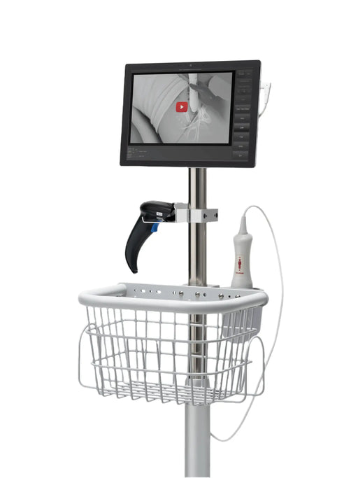 VitaCon Lamina VitaScan LT Ultrasound Bladder Scanner with Transducer and Power Supply on Stand