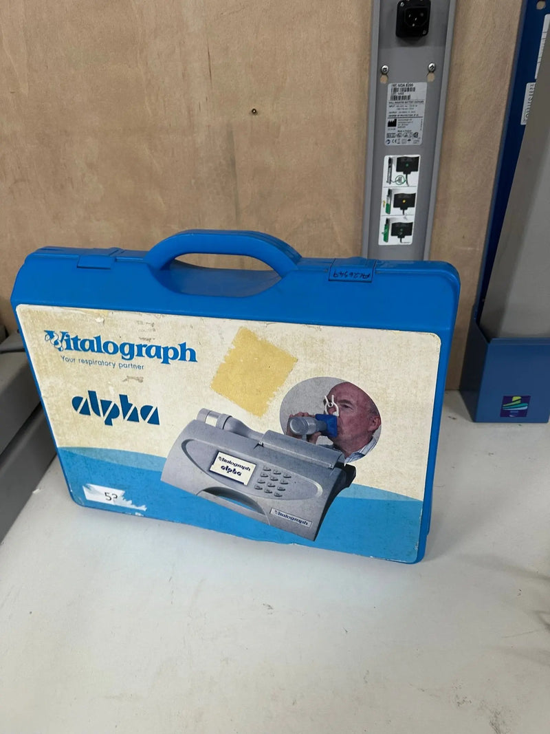 Vitalograph Alpha in Carry Case with Attachments - SelfiMed UK