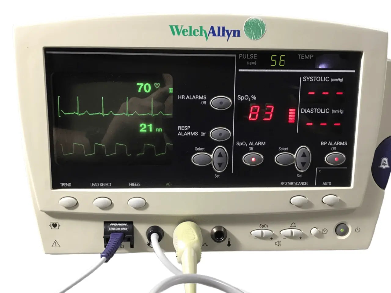 Welch Allyn 62000 Series Patient Monitor with leads Patient Monitor SelfiMed UK