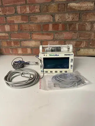Welch Allyn Propaq Encore - Bedside Patient Monitor with BP cuff, SPO2 sensor & Power adaptor