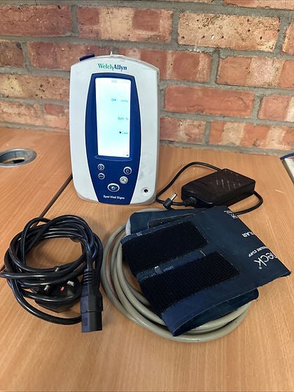 Welch Allyn Vital Signs Monitor with BP cuff, SPO2 Sensor & Power supply - SelfiMed UK