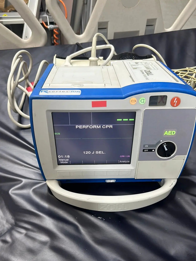 Zoll R - Series Plus Defibrillator with Pacing Function with No Battery - SelfiMed UK